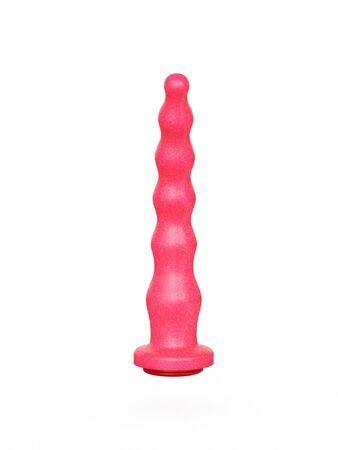 Розовый гелевый анальный стимулятор - 20 см.